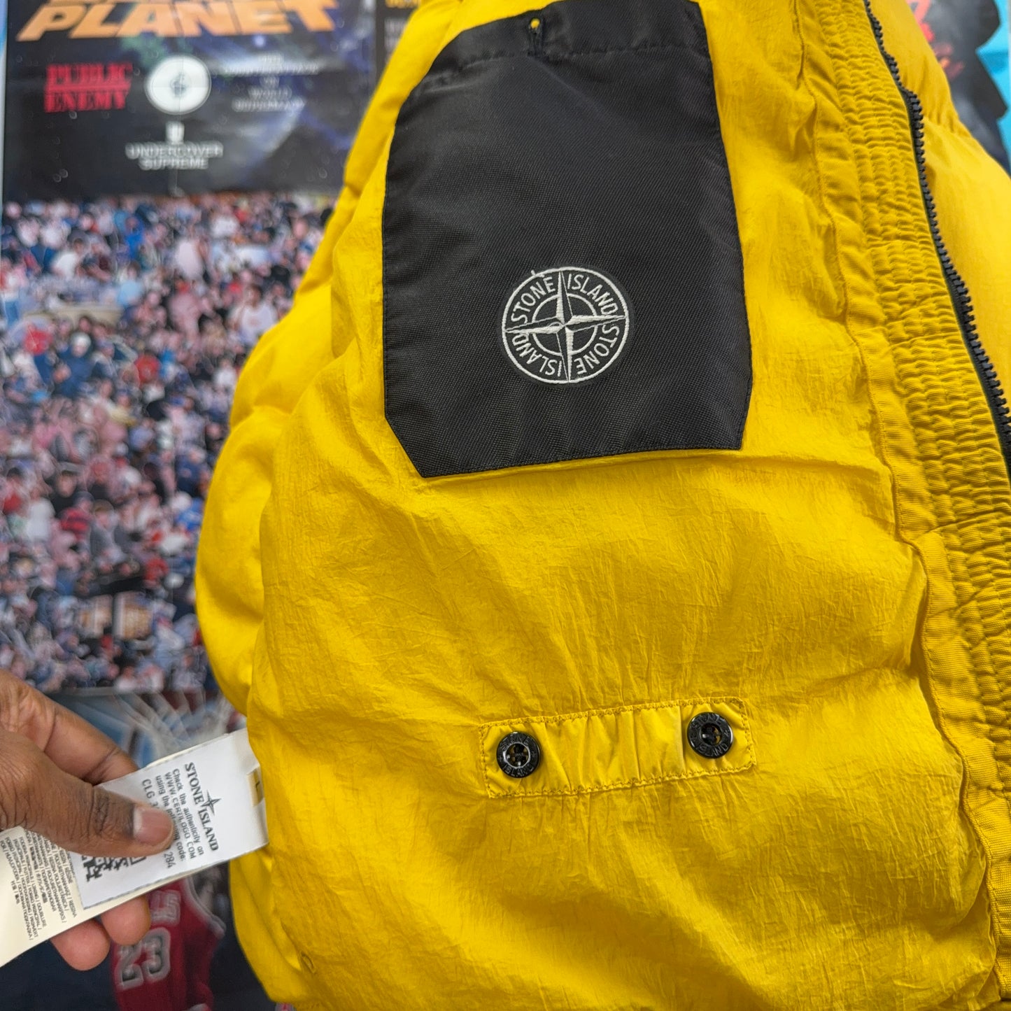 STONE ISLAND AW18 CRINKLE REPS DOWN PUFFER JACKET