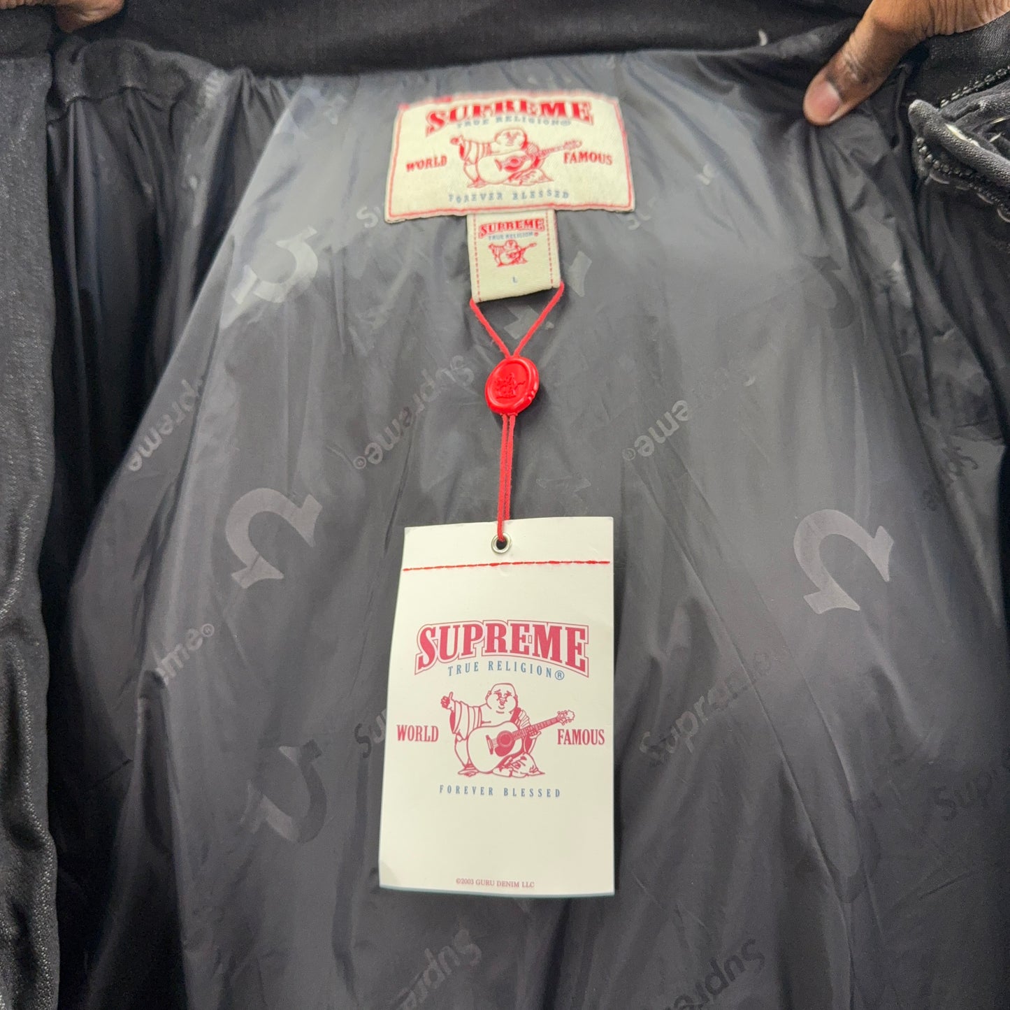 SUPREME FW25 TRUE RELIGION PUFFER JACKET