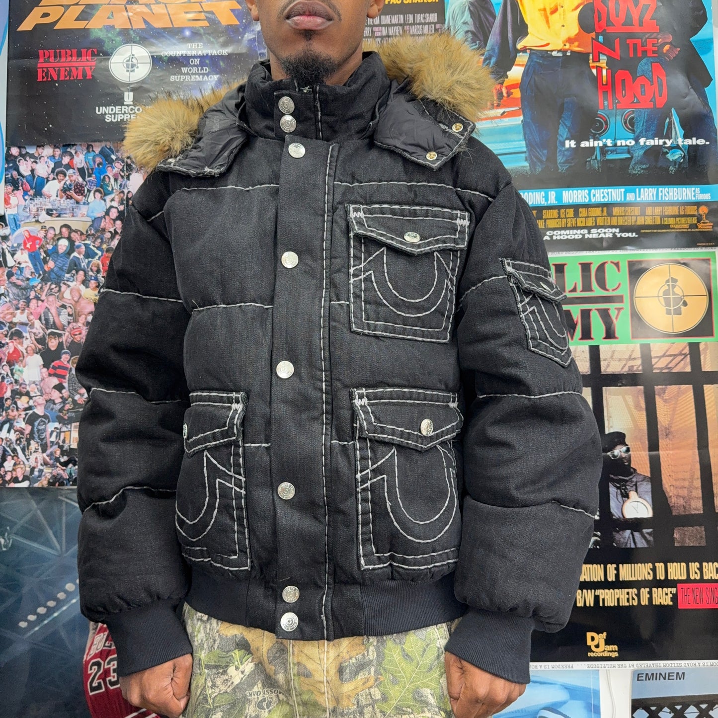 SUPREME FW25 TRUE RELIGION PUFFER JACKET