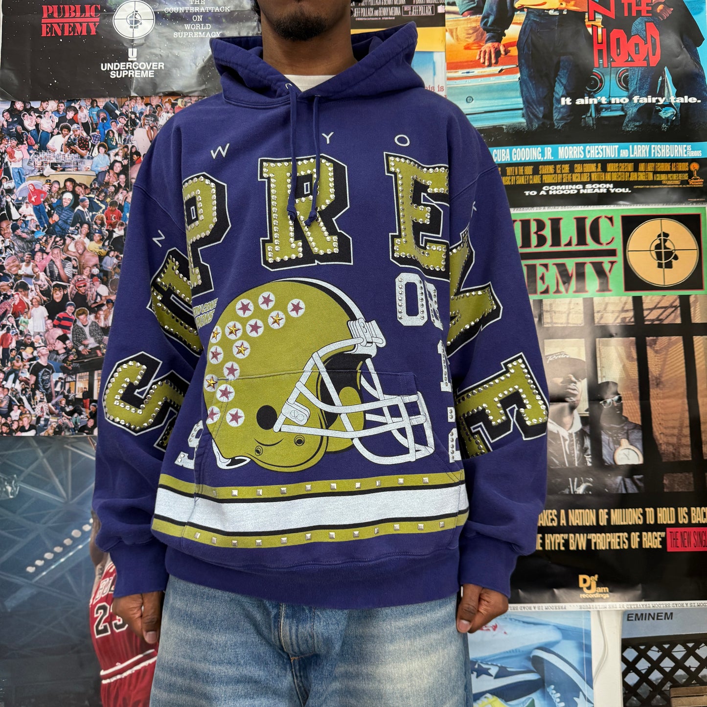 SUPREME FW24 CHAMPIONS STUDDED HOODIE