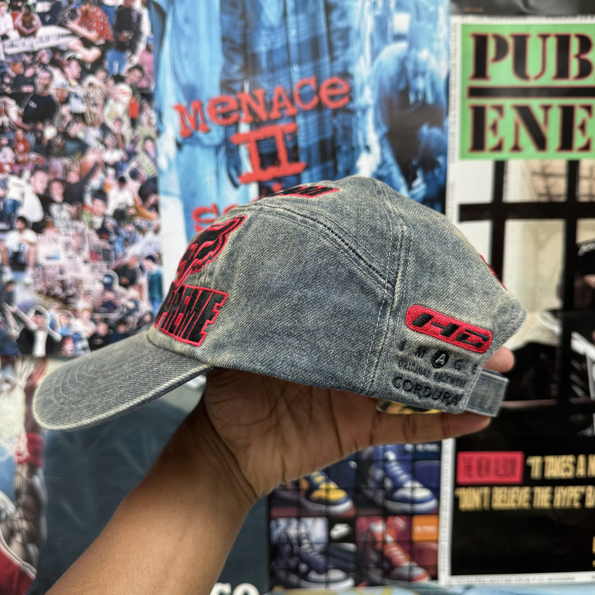 SUPREME FOX RACING DENIM CAP