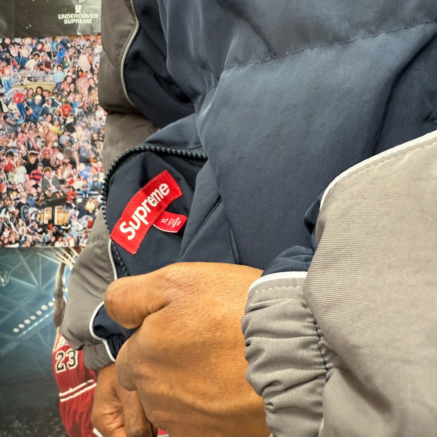 SUPREME FW24 REVERSIBLE PUFFER JACKET