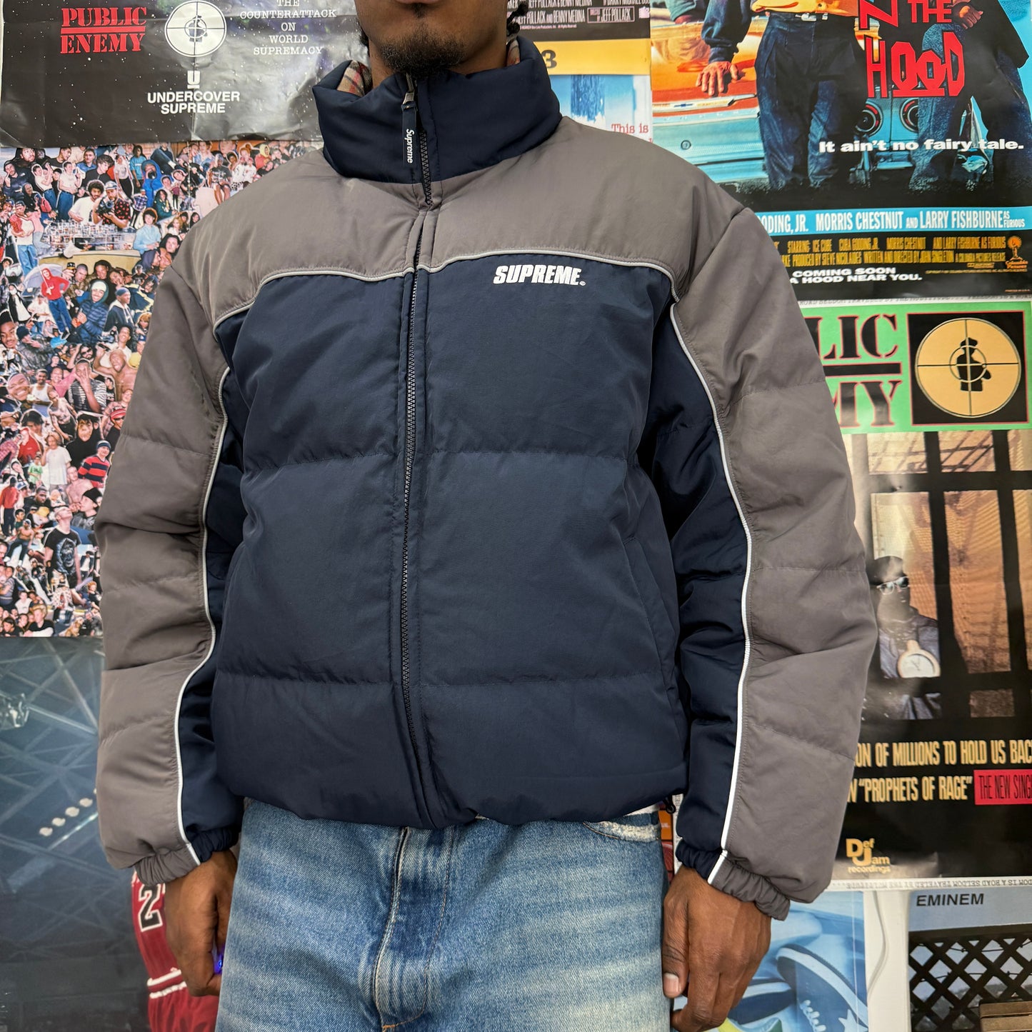 SUPREME FW24 REVERSIBLE PUFFER JACKET