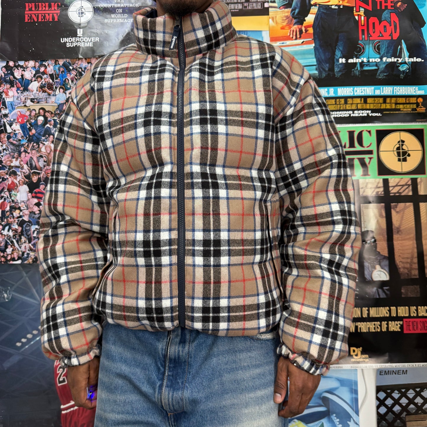 SUPREME FW24 REVERSIBLE PUFFER JACKET