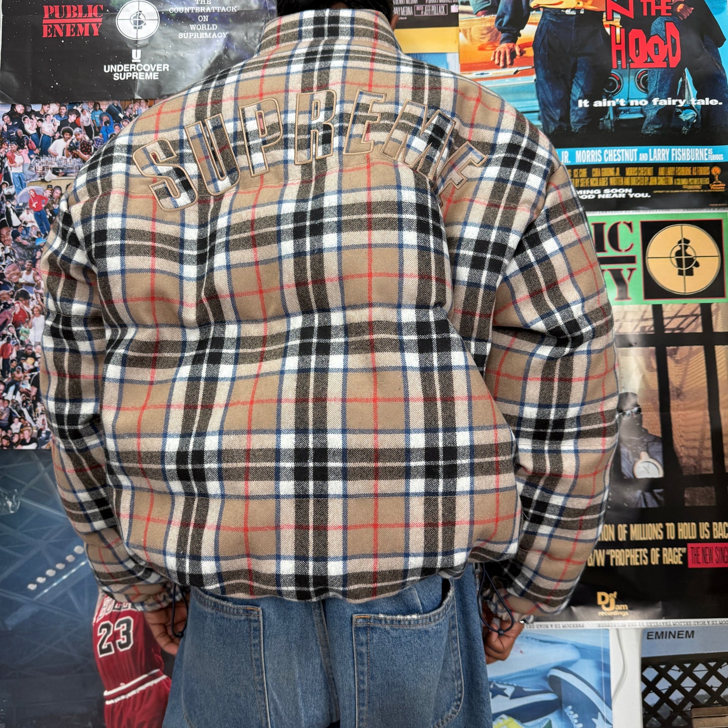 SUPREME FW24 REVERSIBLE PUFFER JACKET