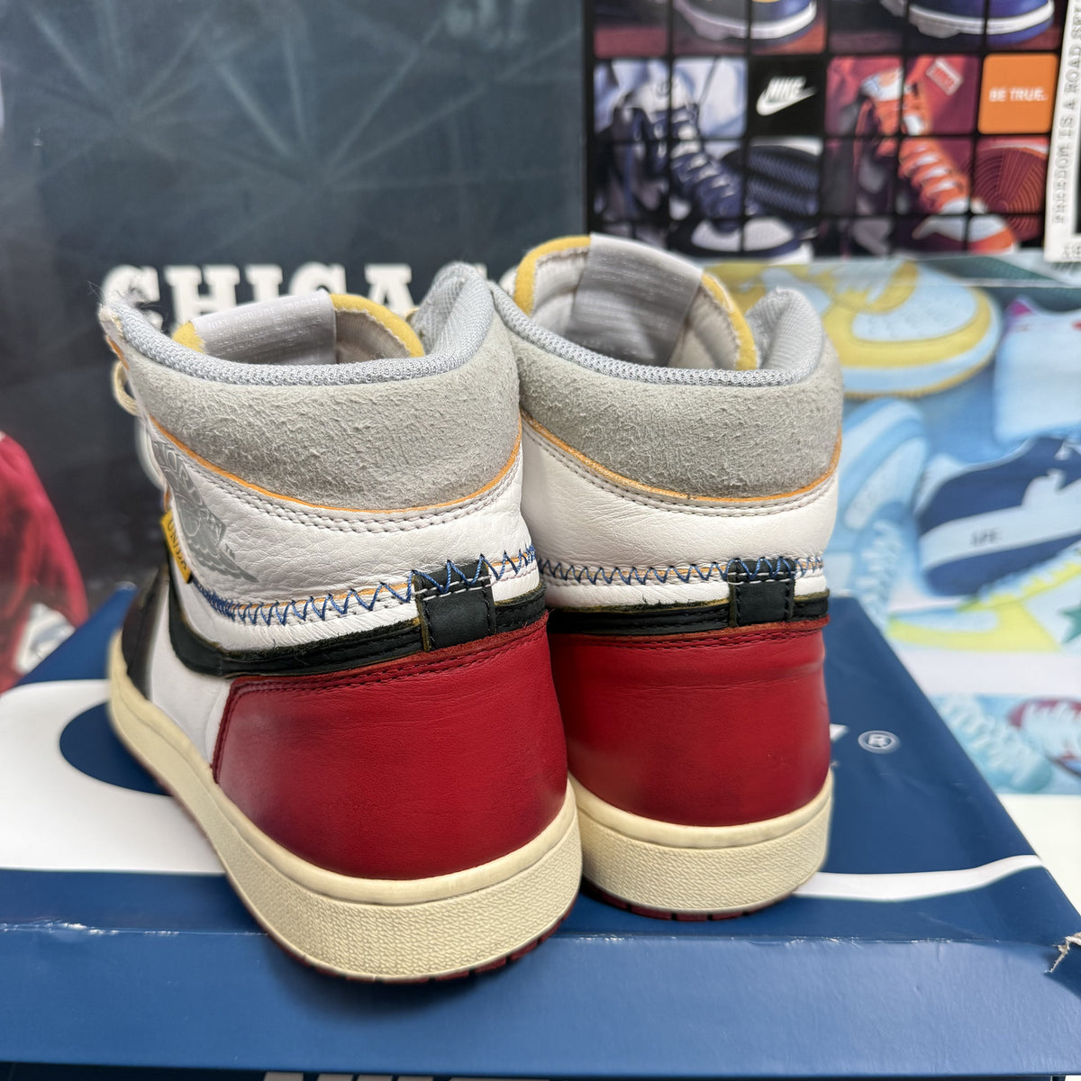 JORDAN 1 UNION BLACK TOE