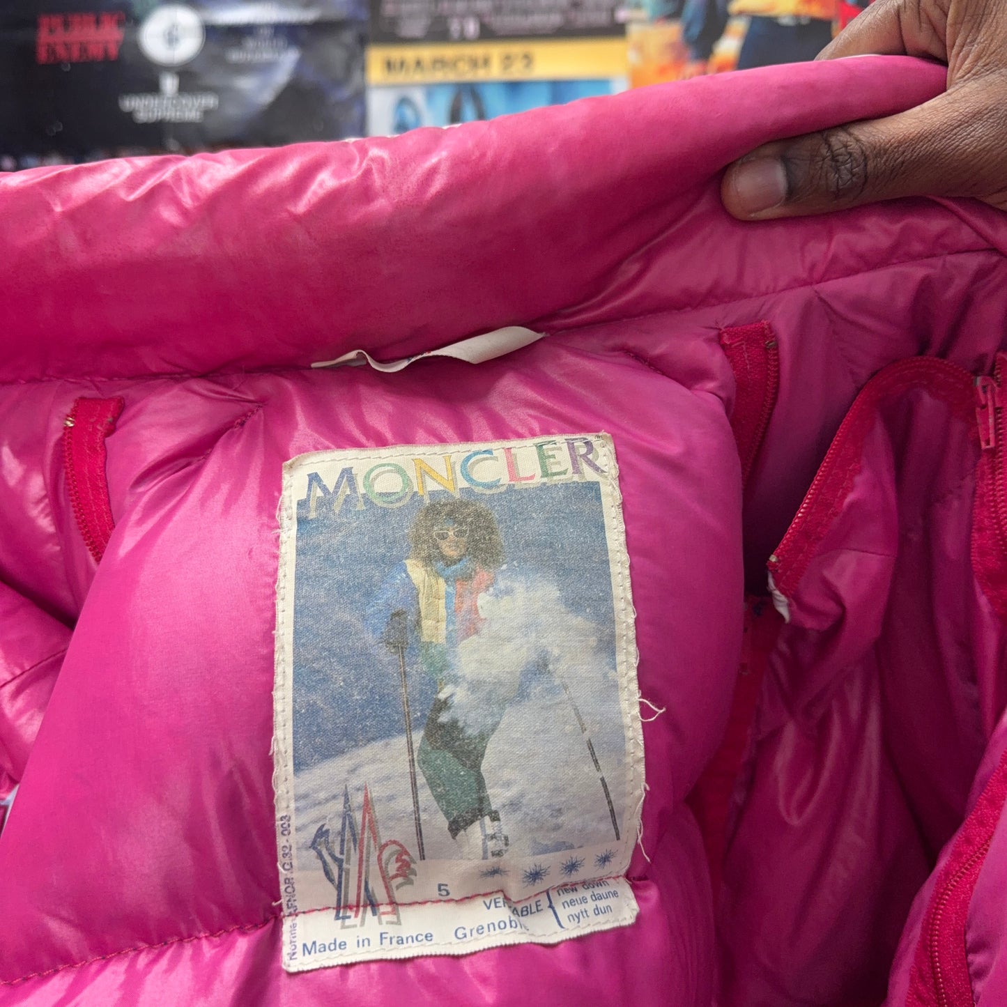 MONCLER GRENOBLE 1980s 2 IN 1 DOWN PUFFER JACKET