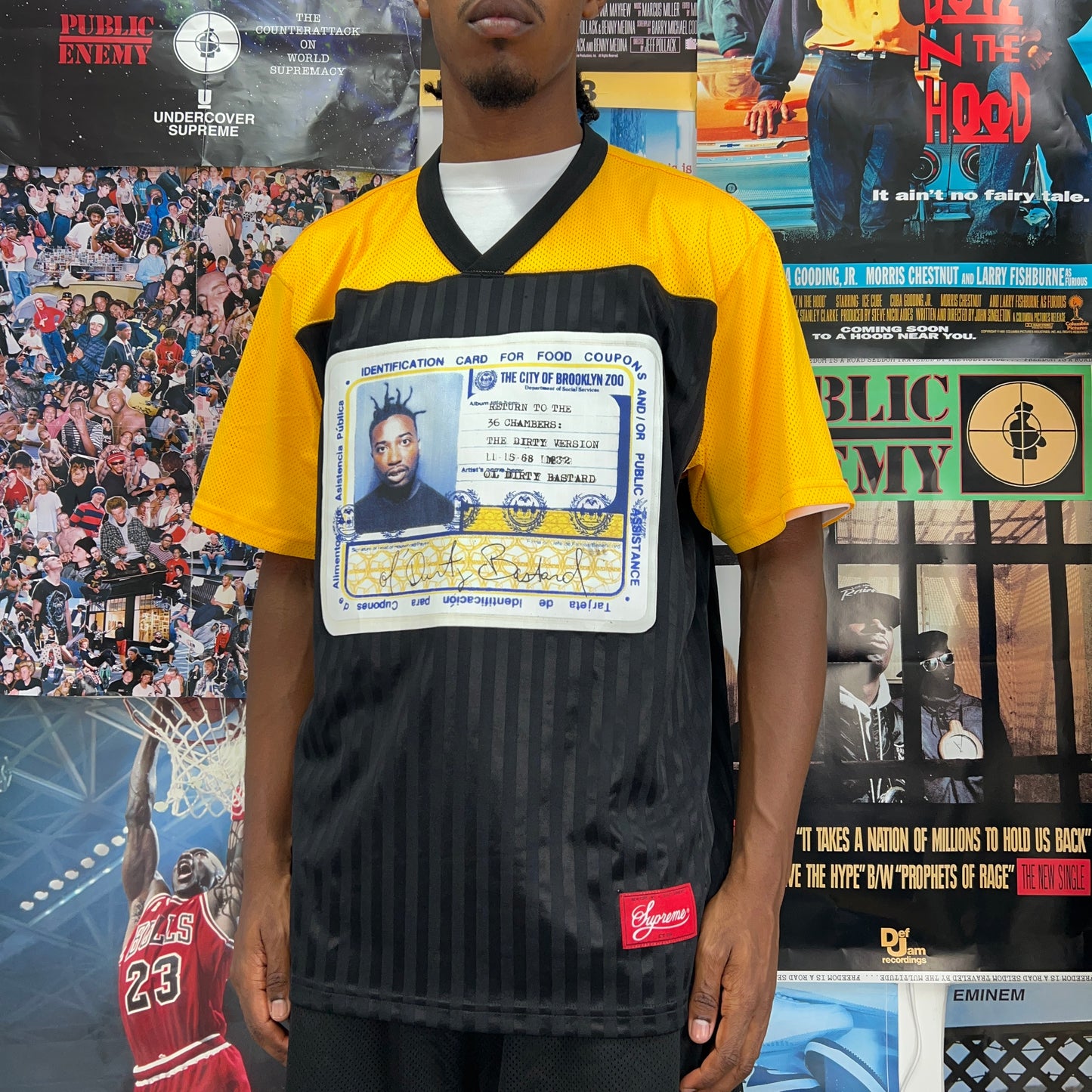 SUPREME SS19 OL'DIRTY BASTARD FOOTBALL JERSEY