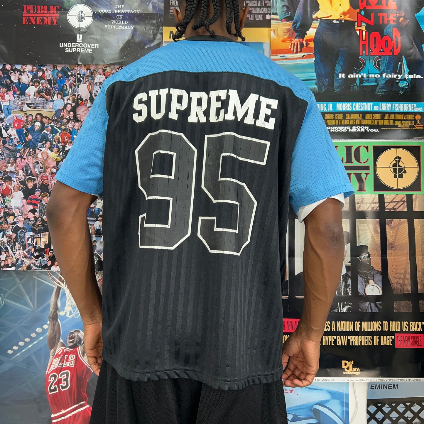 SUPREME SS19 OL'DIRTY BASTARD FOOTBALL JERSEY
