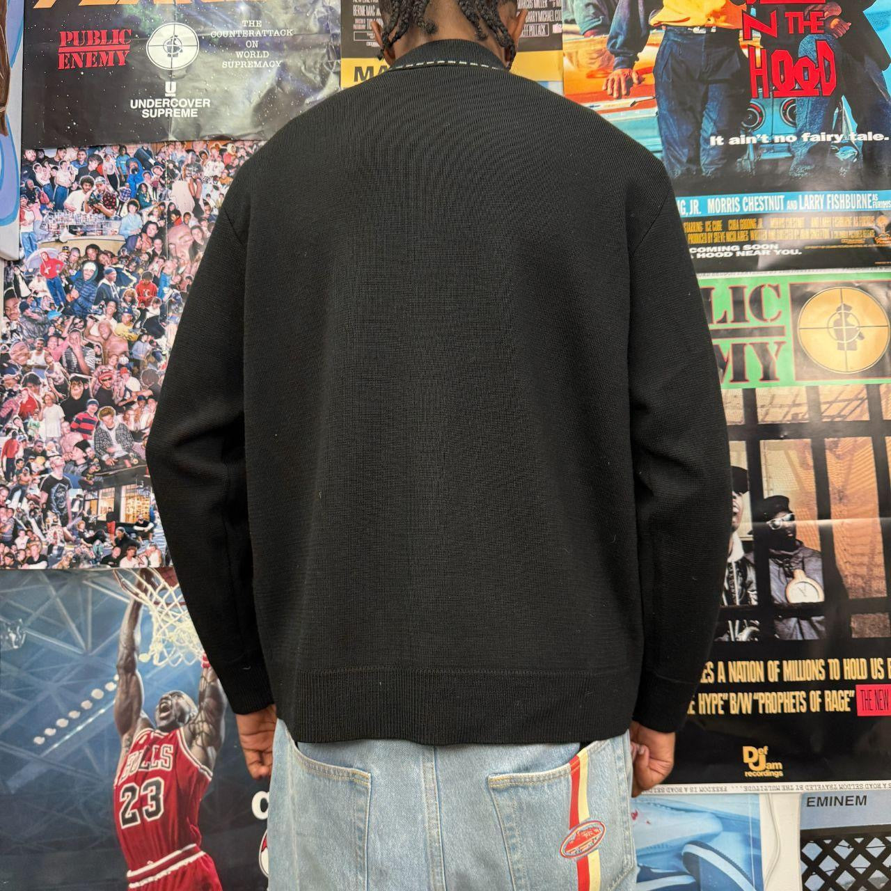 SUPREME SS22 CONTRAST STITCH BUTTON UP KNIT