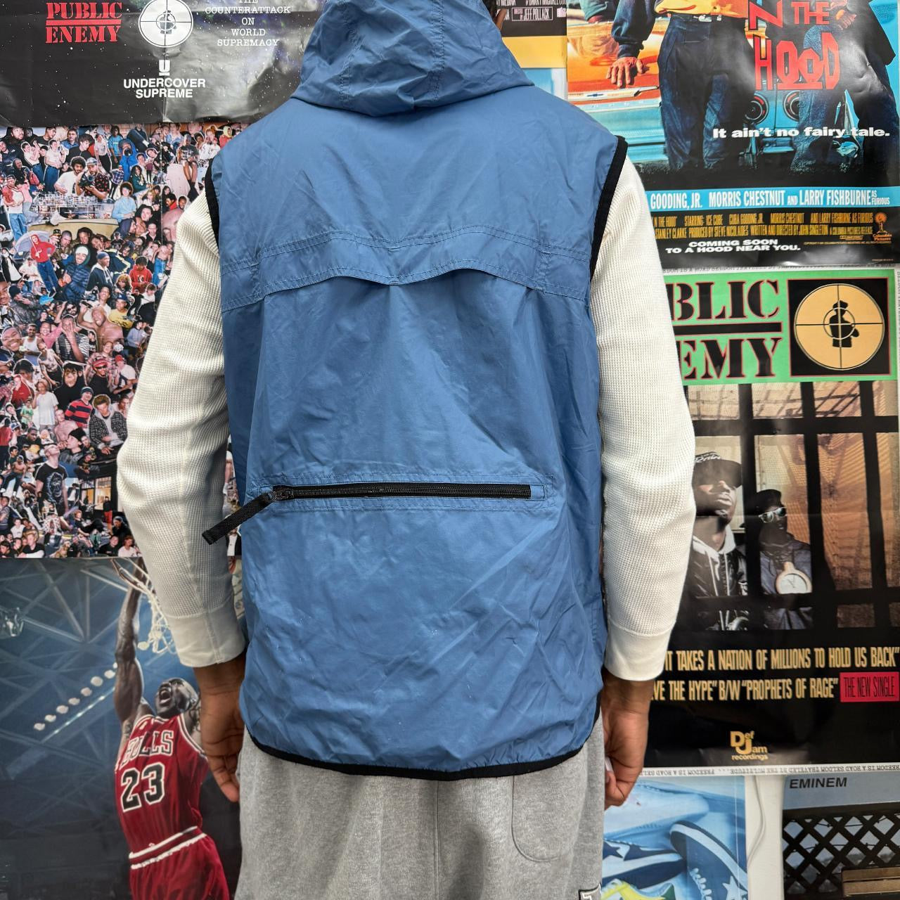 GAP 90s HOODED VEST