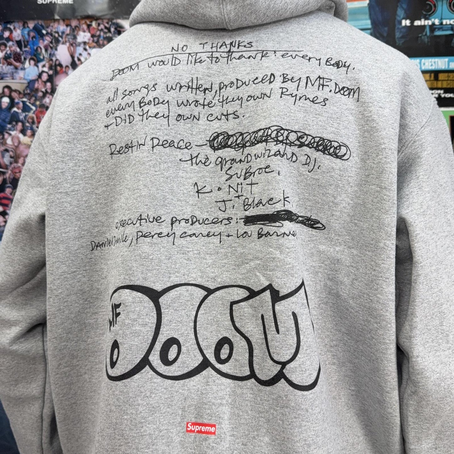 SUPREME FW23 MF DOOM HOODIE