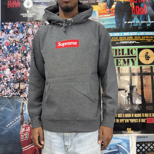 SUPREME FW21 DARK GREY BOX LOGO HOODIE