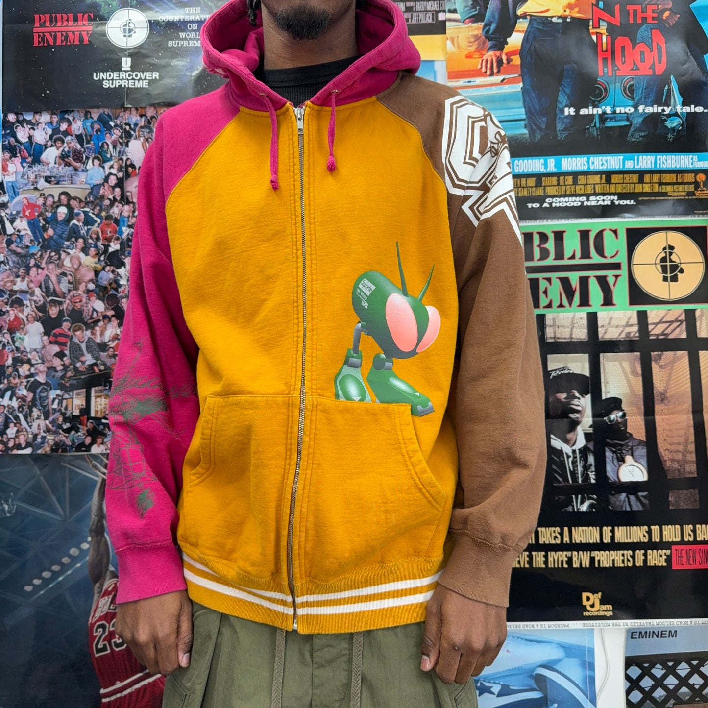 SUPREME JUNYA WATANABE CDG MAN FW21 ZIP UP HOODIE