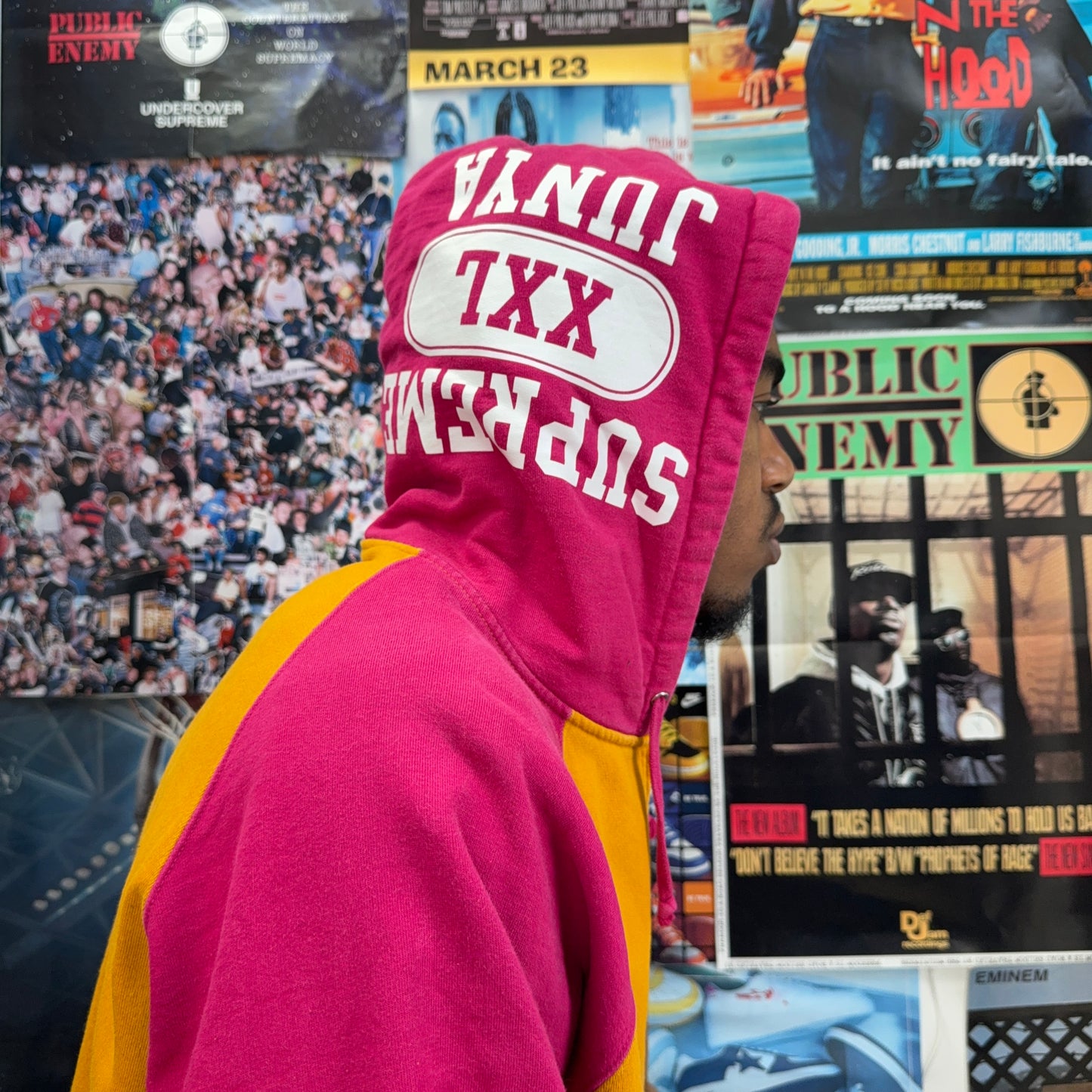 SUPREME JUNYA WATANABE CDG MAN FW21 ZIP UP HOODIE