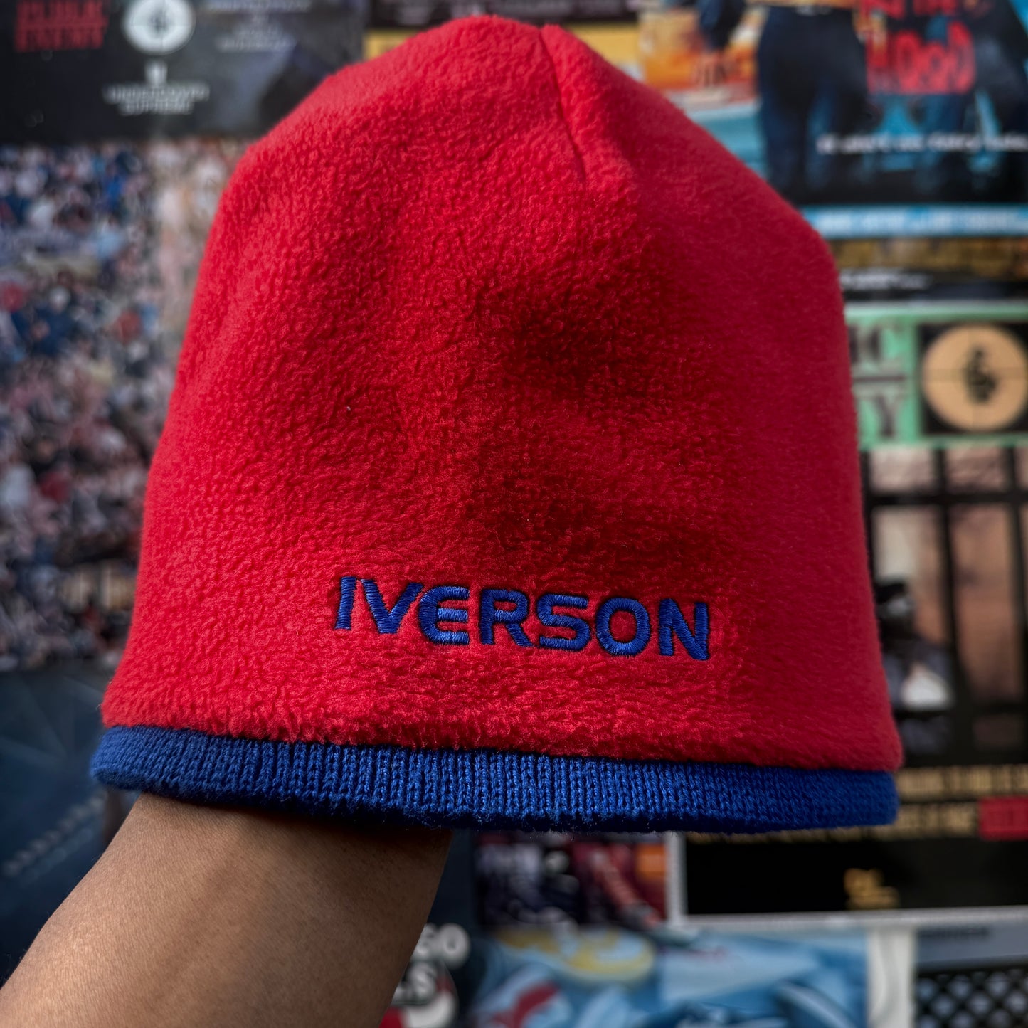 REEBOK VINTAGE ALLEN IVERSON REVERSIBLE BEANIE