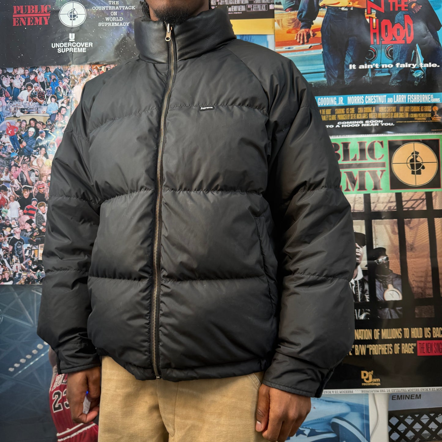 SUPREME SS24 REVERSIBLE DOWN PUFFER JACKET