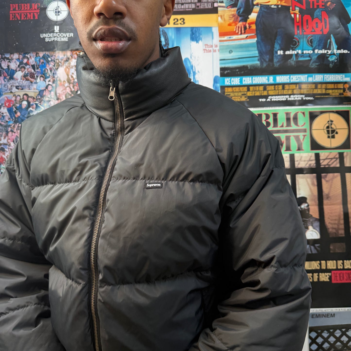 SUPREME SS24 REVERSIBLE DOWN PUFFER JACKET