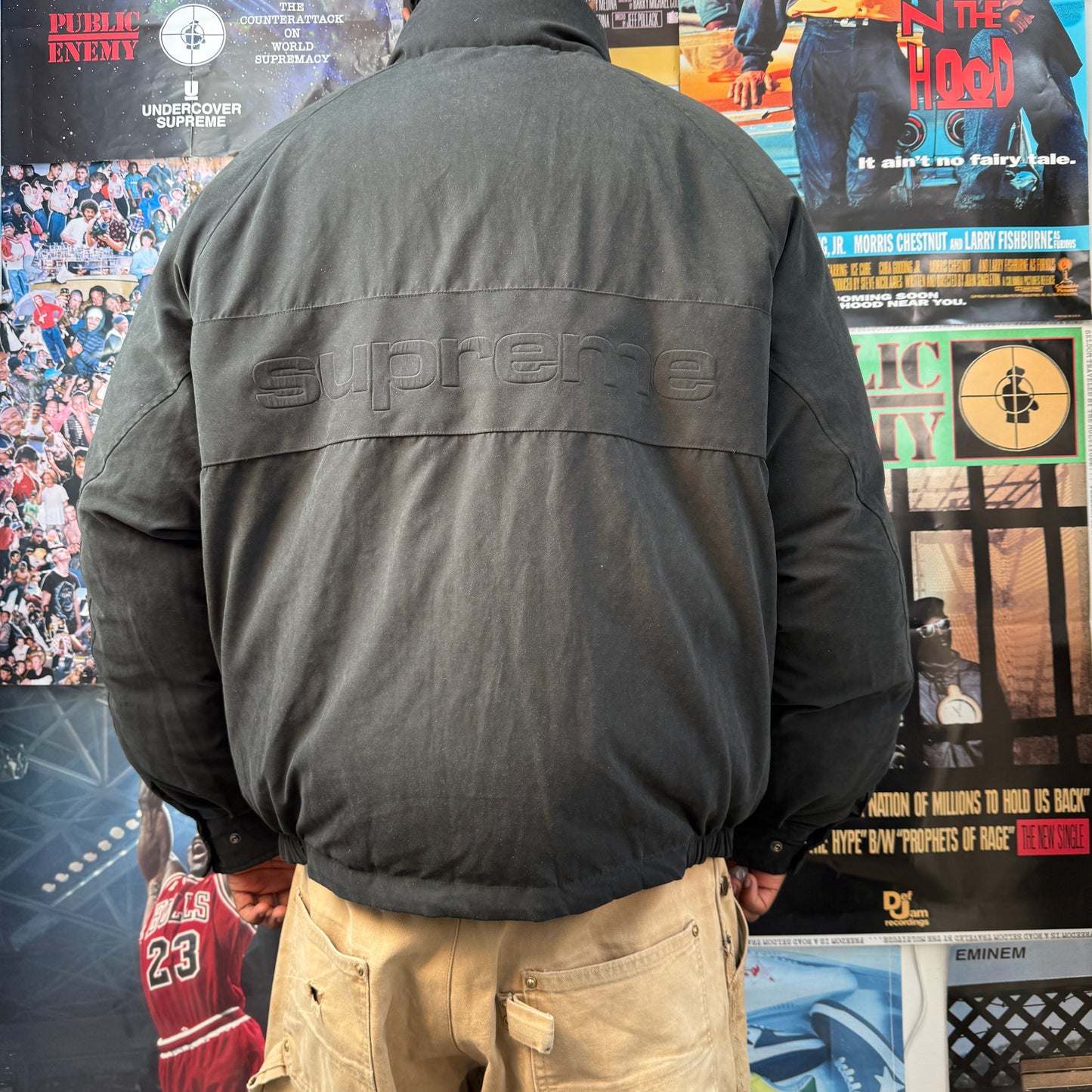 SUPREME SS24 REVERSIBLE DOWN PUFFER JACKET