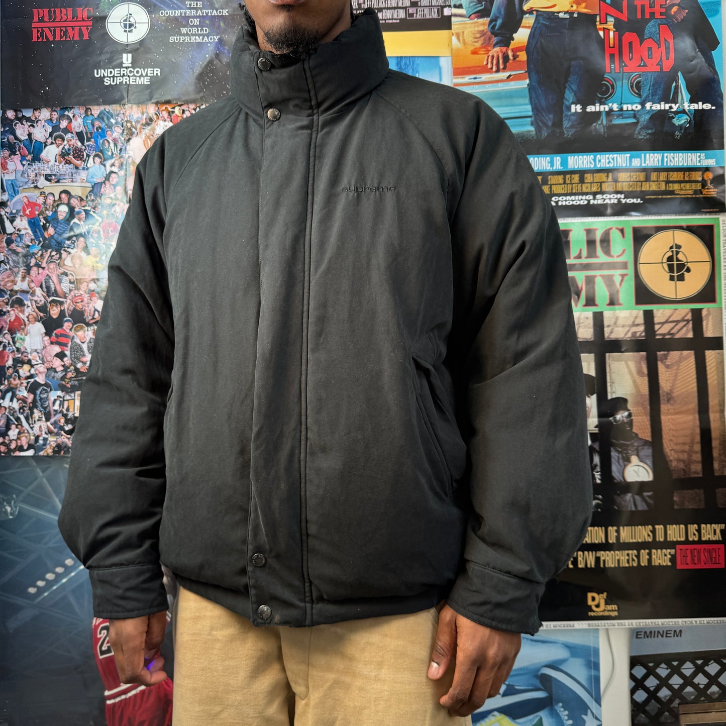 SUPREME SS24 REVERSIBLE DOWN PUFFER JACKET