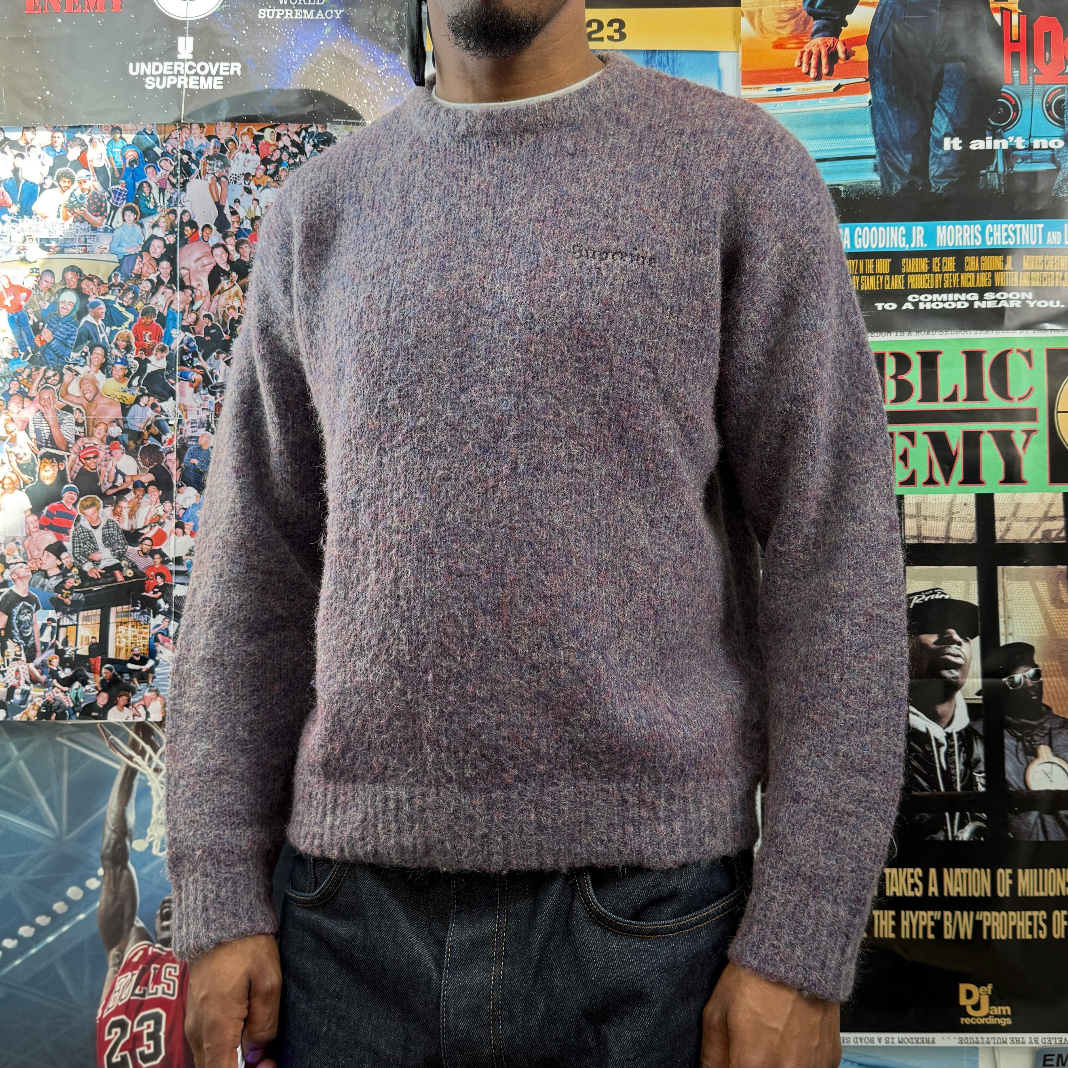 SUPREME MOHAIR SWEATER