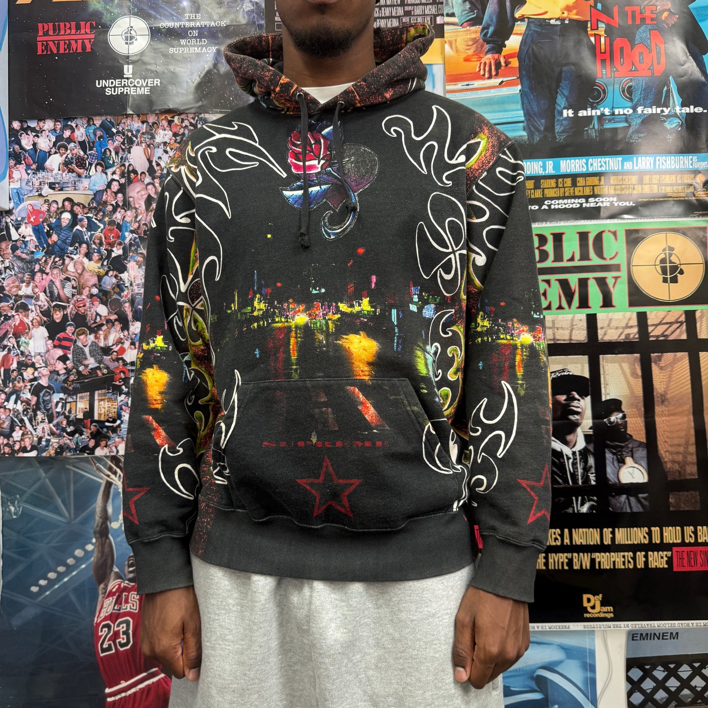 SUPREME SS22 EAST BROADWAY HOODIE