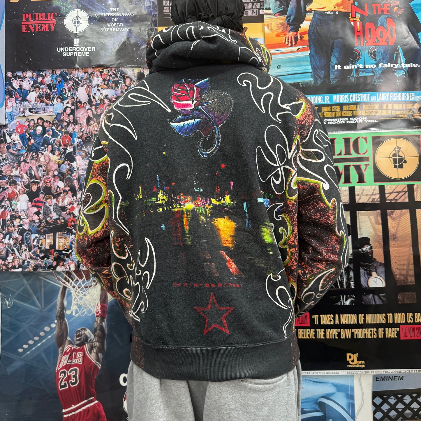 SUPREME SS22 EAST BROADWAY HOODIE