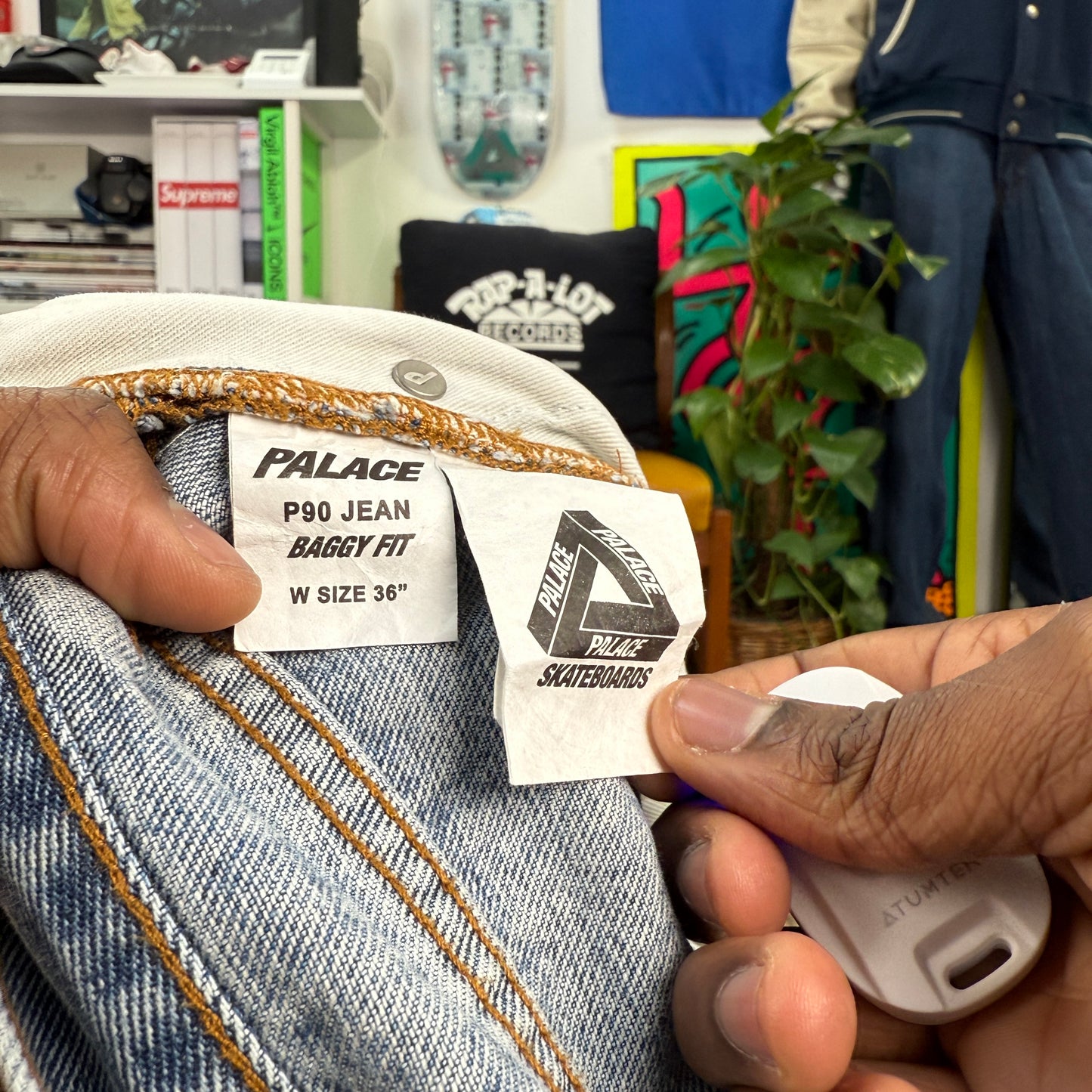 PALACE FW24 EL SCRIPT P90 BAGGY JEANS