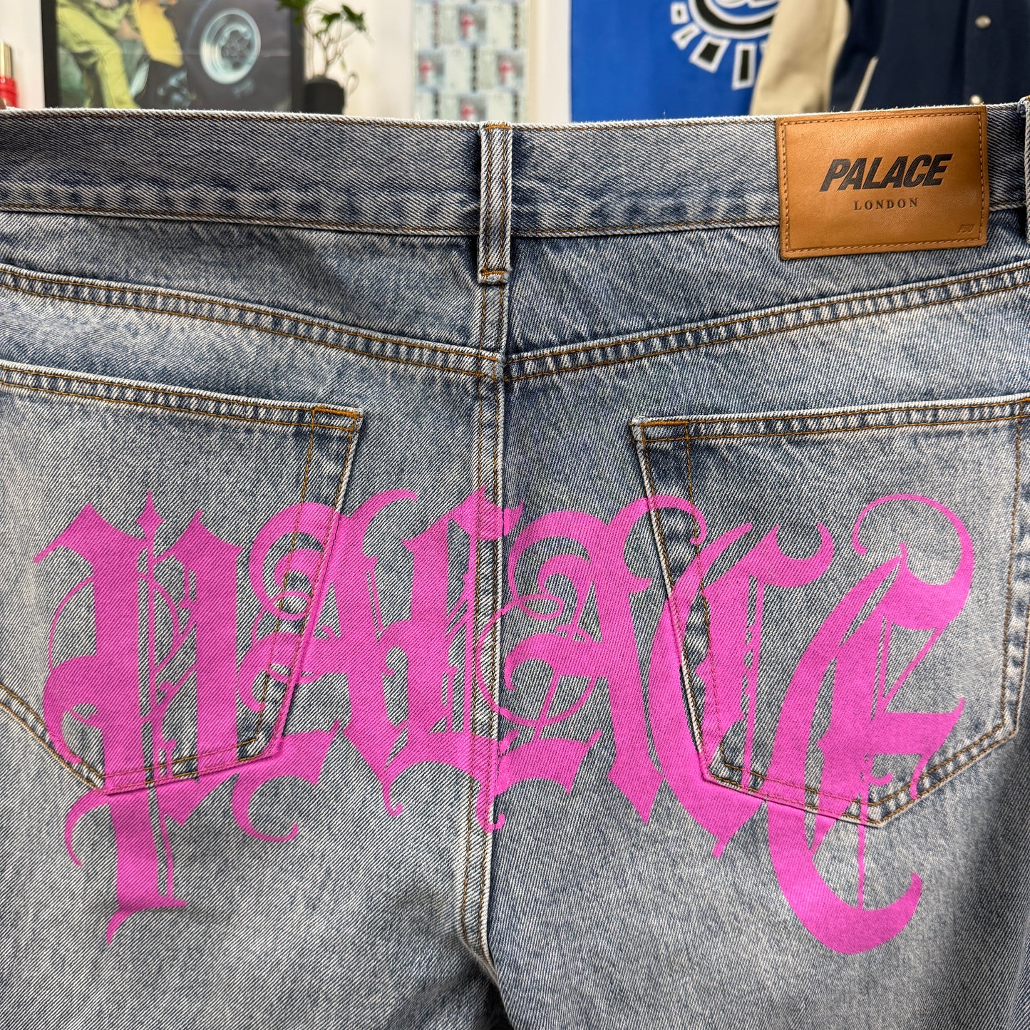 PALACE FW24 EL SCRIPT P90 BAGGY JEANS