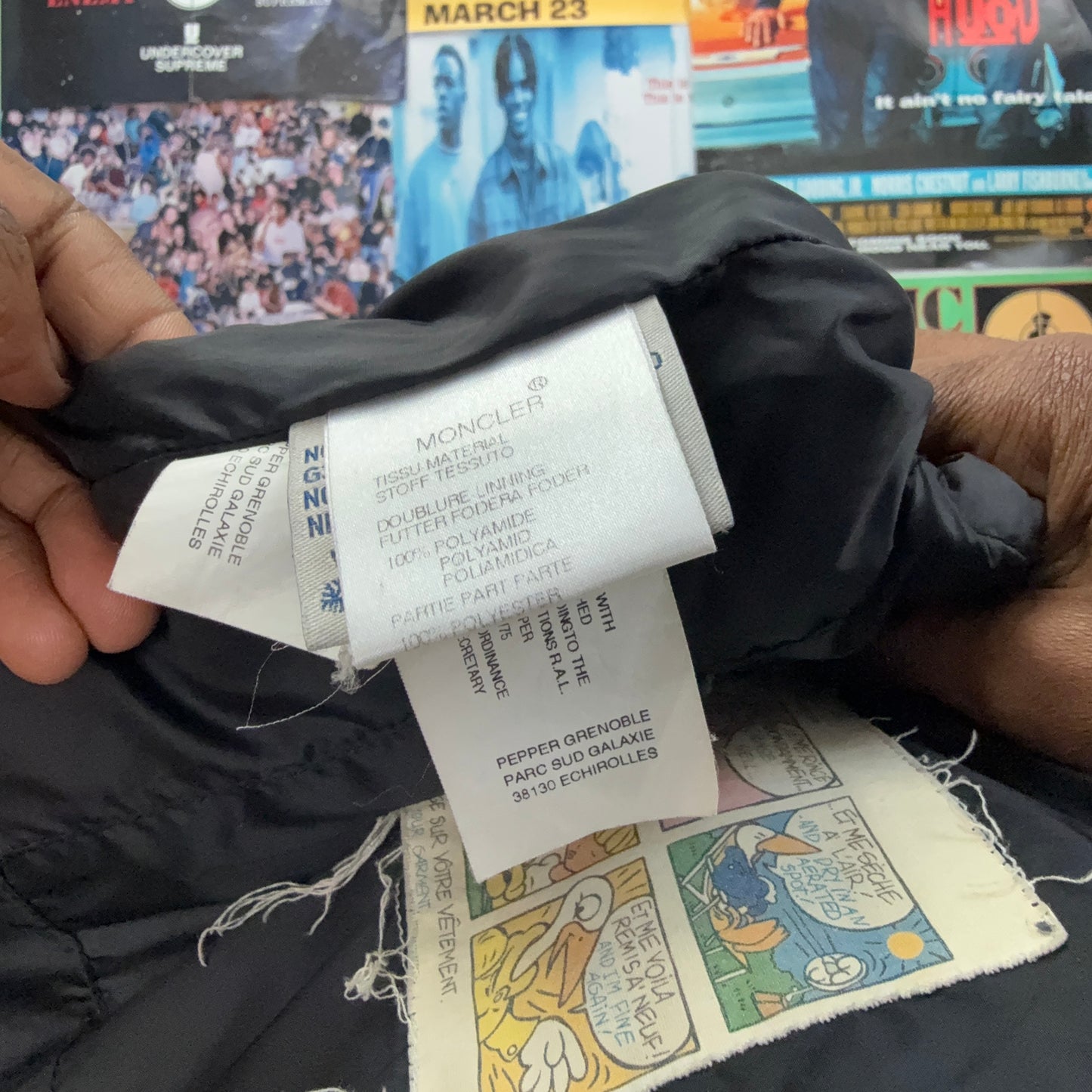 MONCLER HOODED PUFFER JACKET