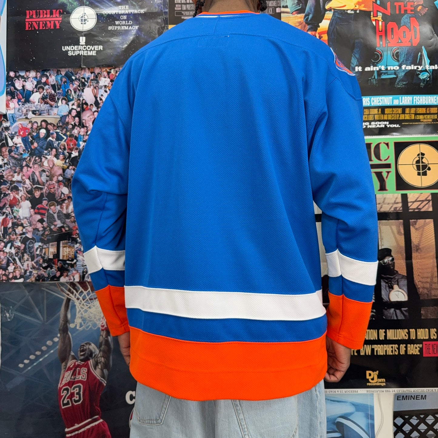 STARTER VINTAGE NEW YORK KNICKS HOCKEY JERSEY