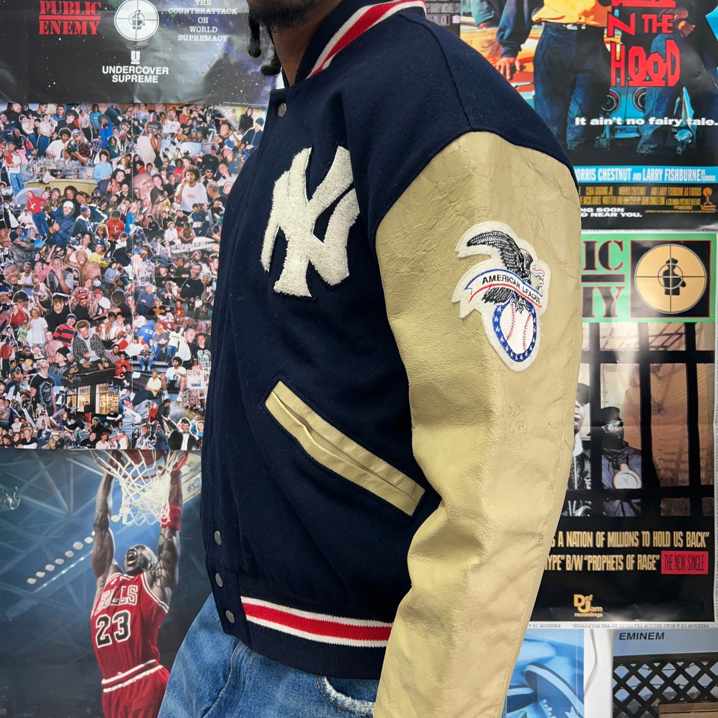 NEW YORK YANKEES VINTAGE VARSITY JACKET