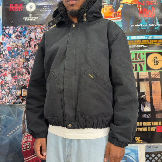 SUPREME FW24 FAUX SHEARLING LINED BOMBER JACKET