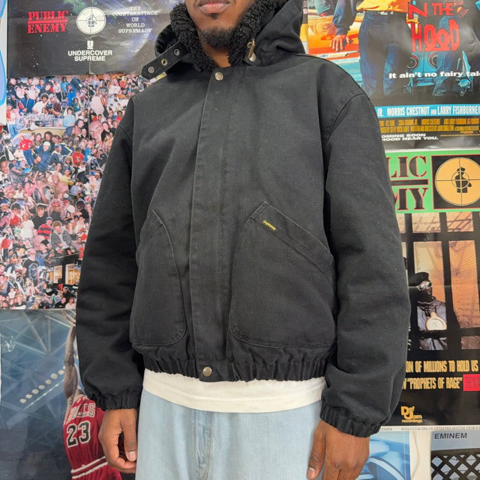 SUPREME FW24 FAUX SHEARLING LINED BOMBER JACKET