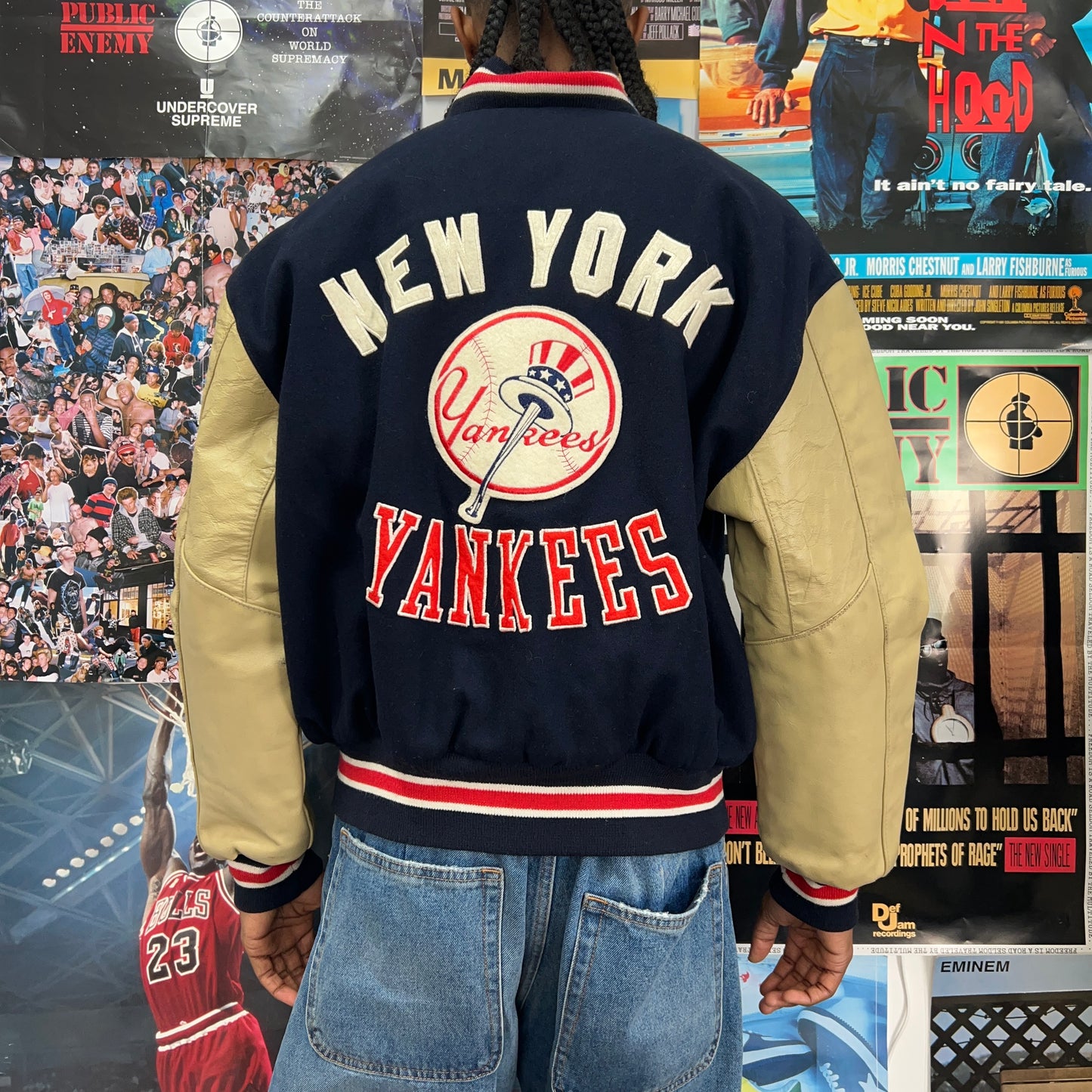 NEW YORK YANKEES VINTAGE VARSITY JACKET