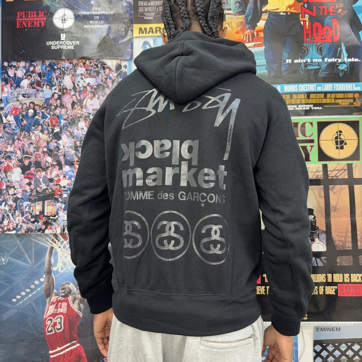 STUSSY COMME DES GARCONS DSM HOODIE
