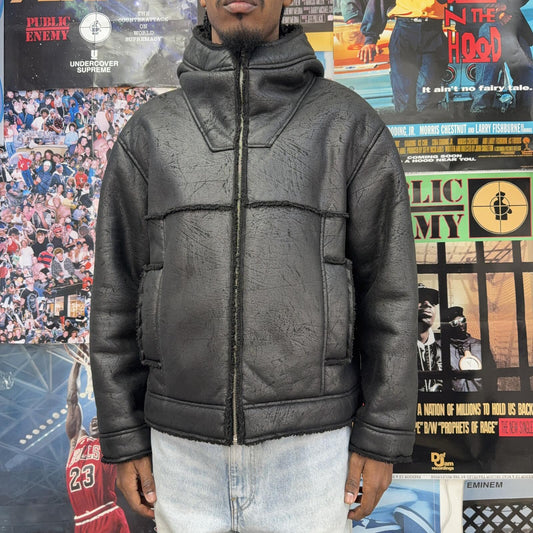 SUPREME SS23 FAUX SHEARLING HOODED JACKET