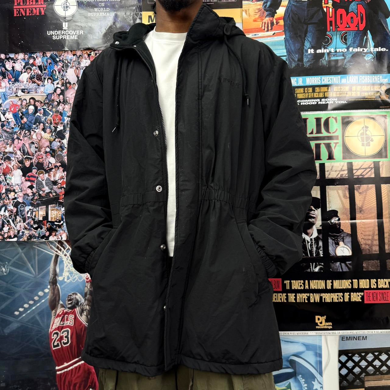 SUPREME SS21 POLARTEC LINED SIDELINE PARKA