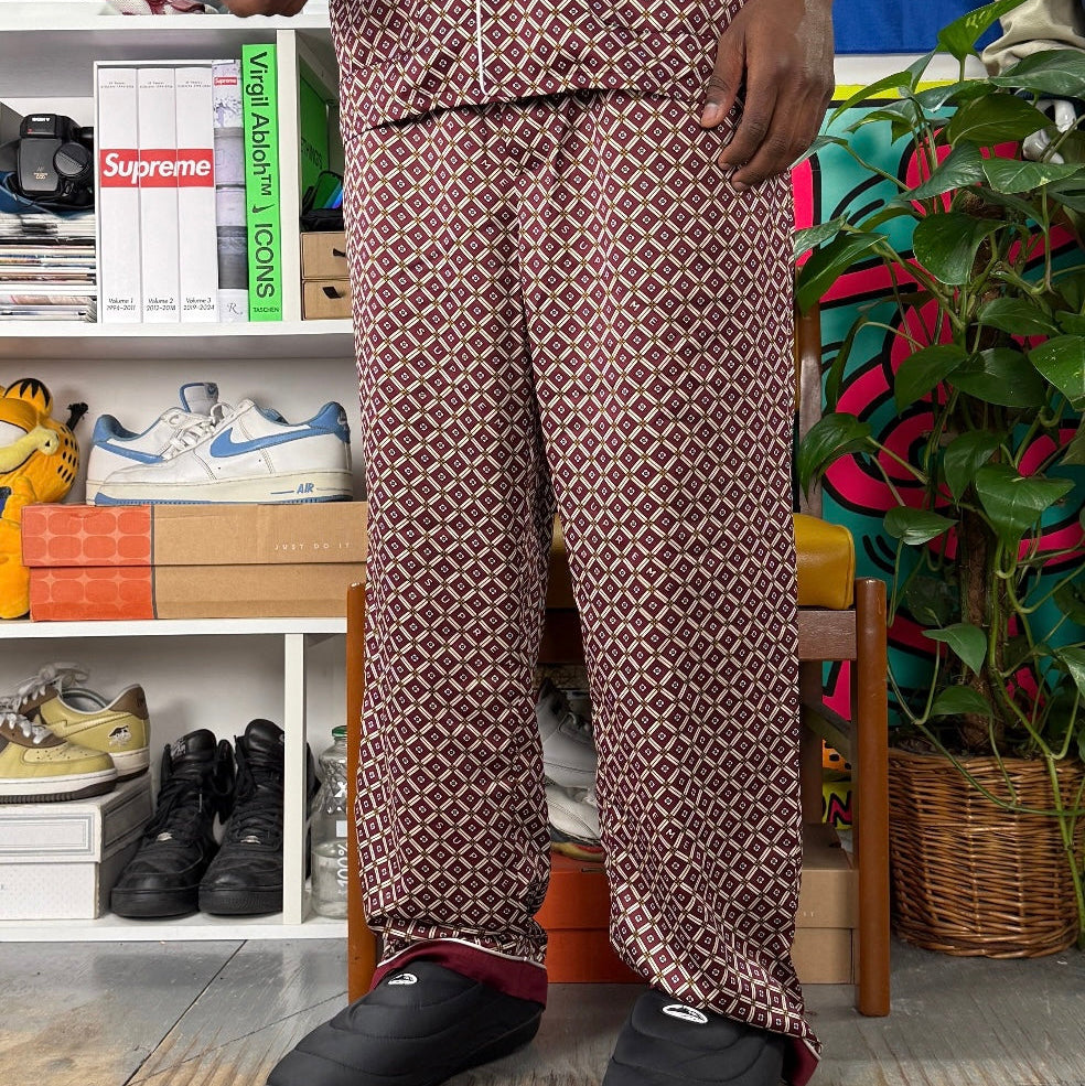 SUPREME SS20 SATIN PAJAMA TOP & BOTTOMS SET