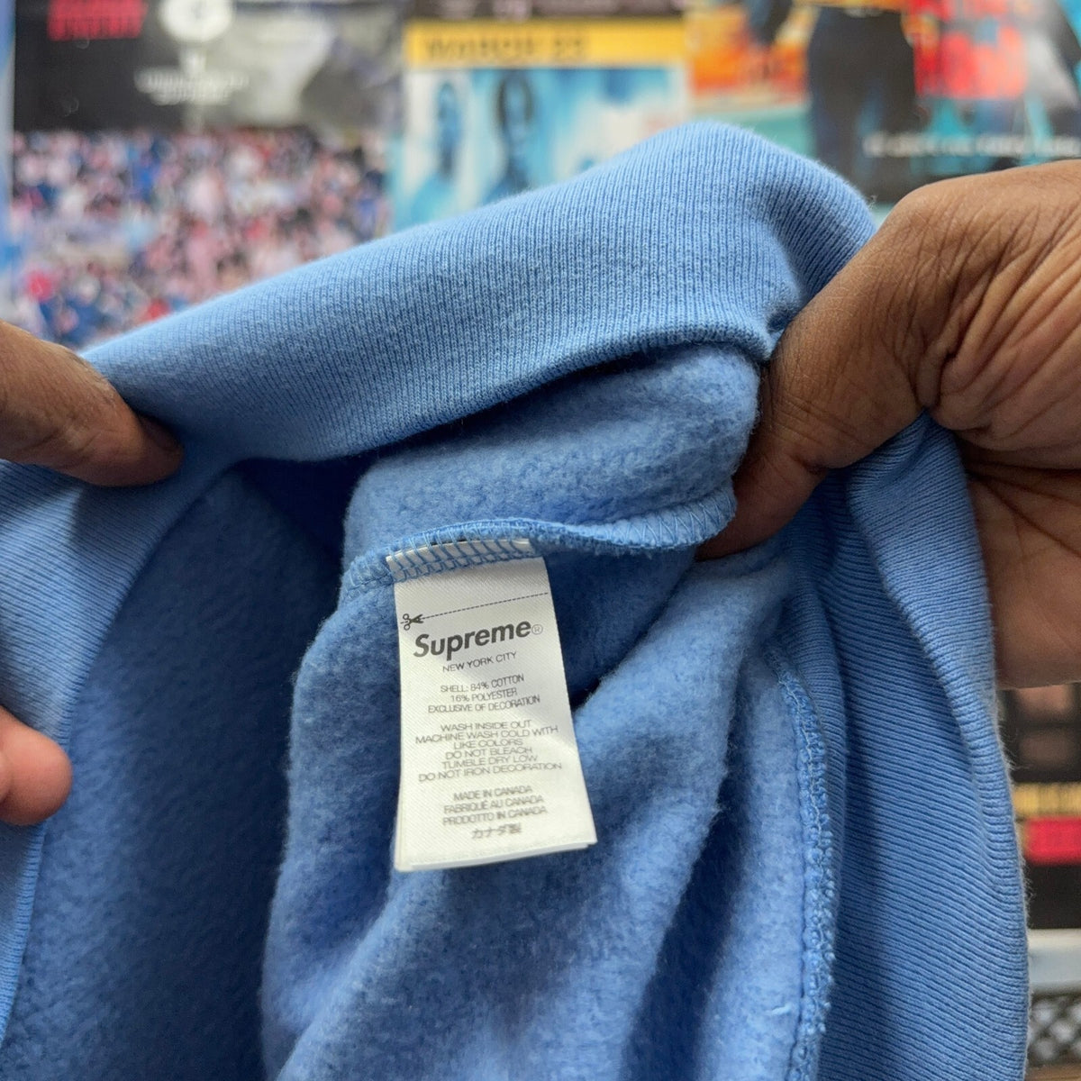 SUPREME FW25 CLASSIC LOGO MILAN SHOP HOODIE