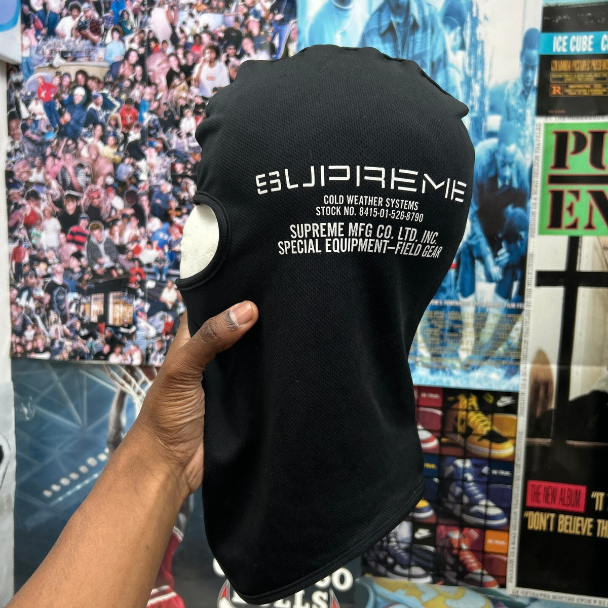 SUPREME FIELD GEAR LIGHTWEIGHT BLACK BALACLAVA