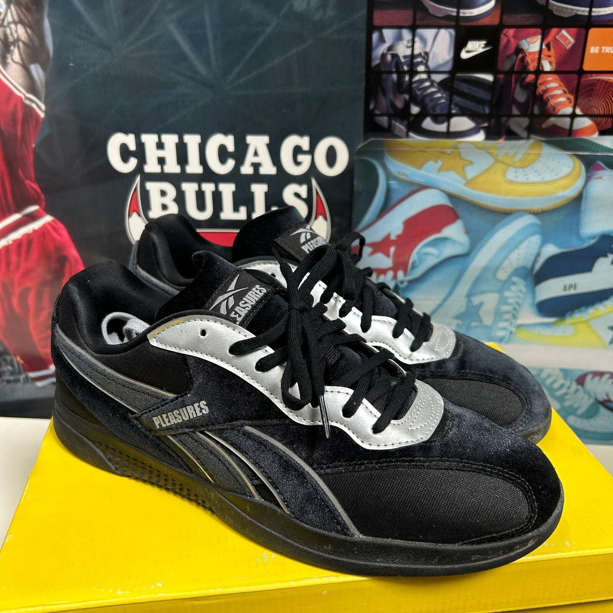 REEBOK X PLEASURES HAMMER STREET SNEAKERS