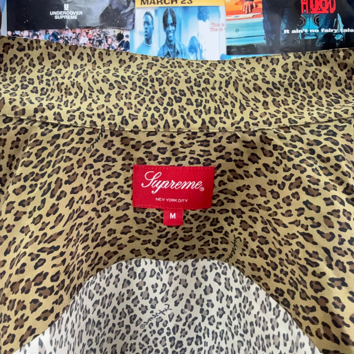SUPREME SS22 LEOPARD SILK S/S SHIRT