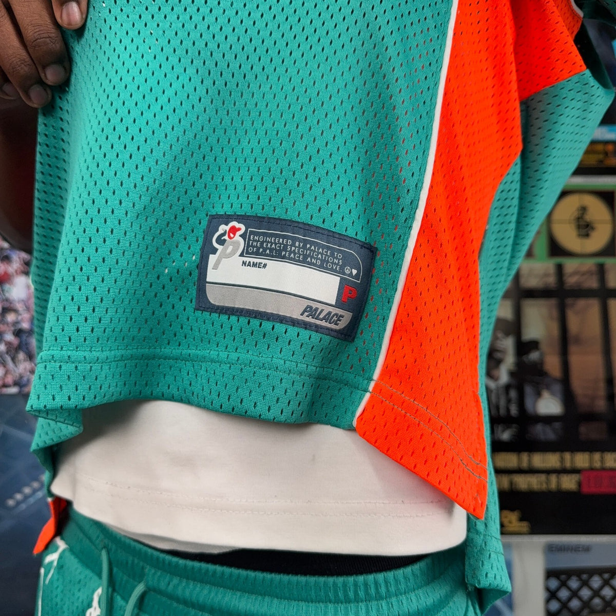 PALACE HESH ATHLETIC TORQOUISE TOP