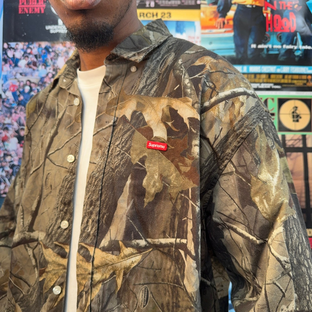 SUPREME SS26 REALTREE SMALL BOX SHIRT