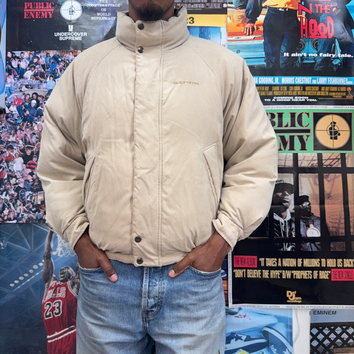 SUPREME SS24 REVERSIBLE DOWN PUFFER JACKET