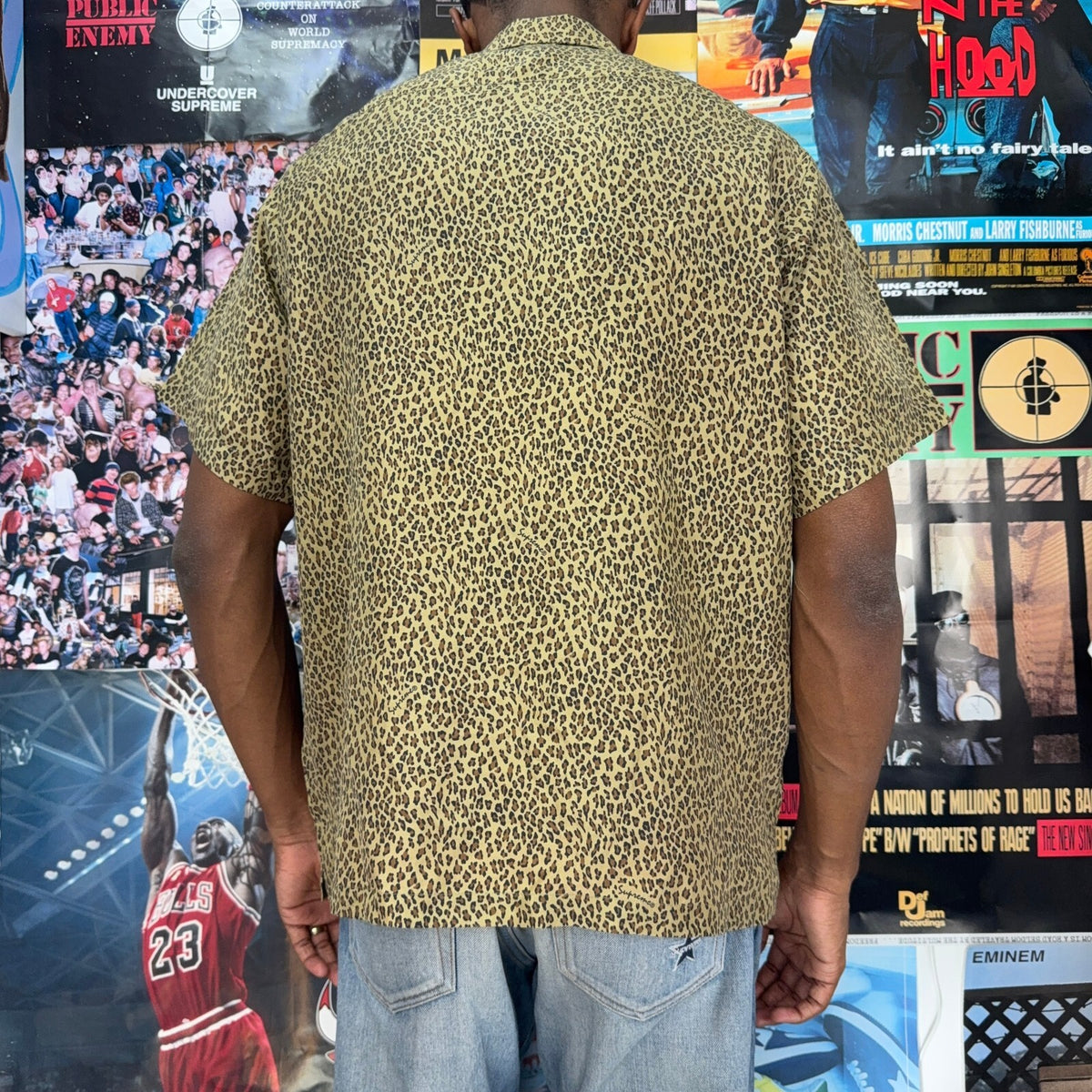 SUPREME SS22 LEOPARD SILK S/S SHIRT