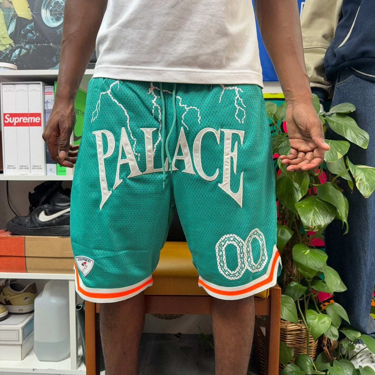 PALACE SS23 HESH ATHLETIC SHORTS TURQOUISE