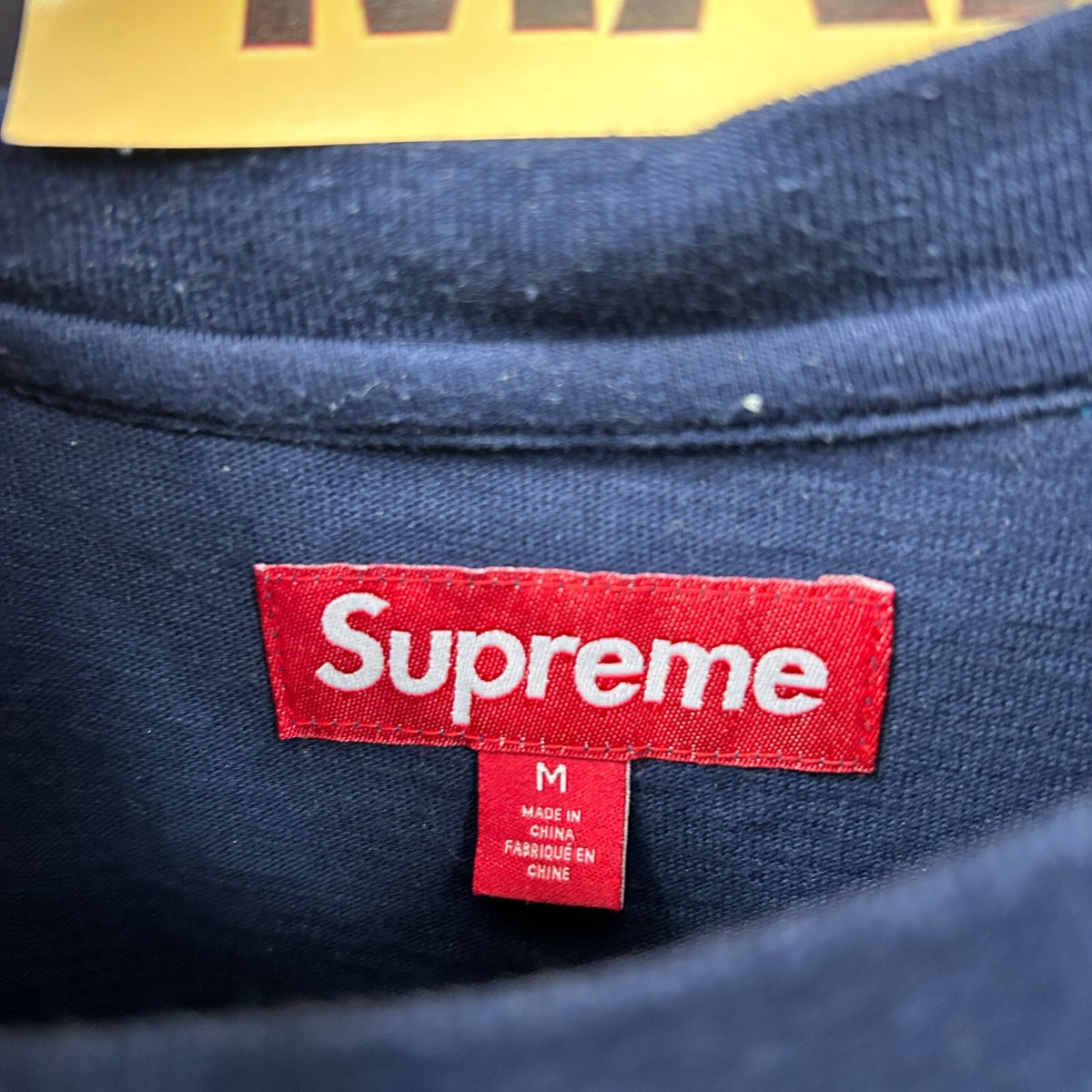 SUPREME FW23 DEJA VU NAVY S/S TEE