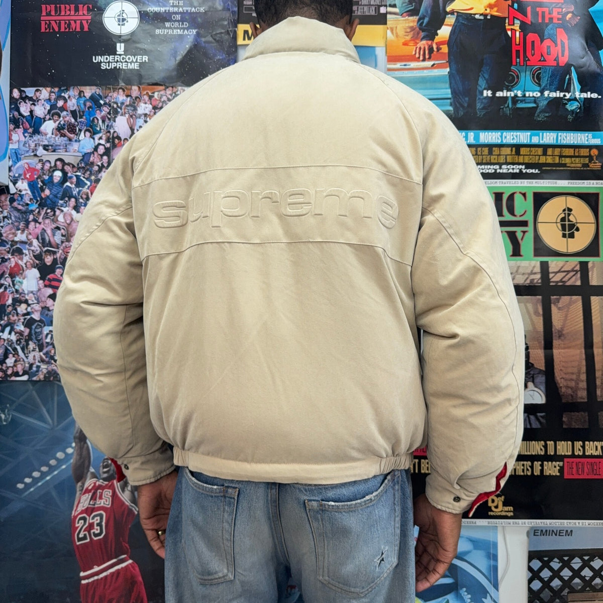 SUPREME SS24 REVERSIBLE DOWN PUFFER JACKET